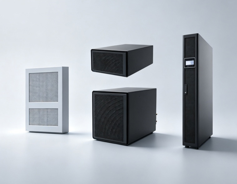 AgileHub integrated precision cooling - wall mount, rack, and in-row options with Web/SNMP/RS485 monitoring for remote management
