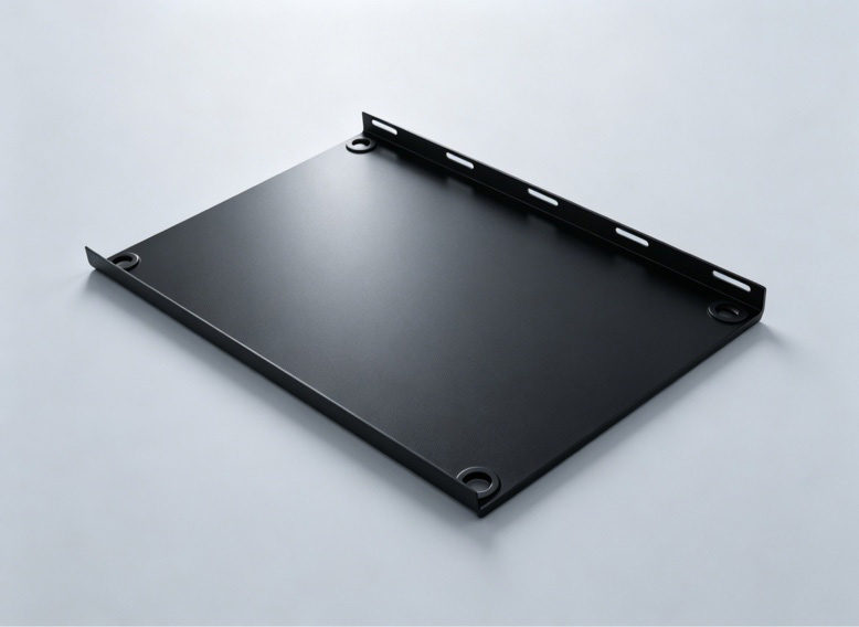 ATTOM fixed tray for rack - L shelf, light or heavy weight layer, supports 19-inch devices up to 160 kg