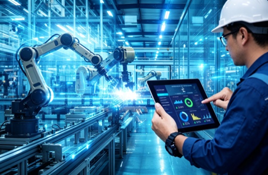 Micro data center for smart manufacturing – IIoT, sensor data processing, and OEE tracking on the factory floor