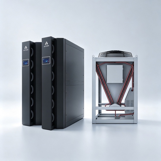 SmoothAir rear door heat exchanger - rack-mounted DX cooling system with up to 30kW capacity for high-density servers