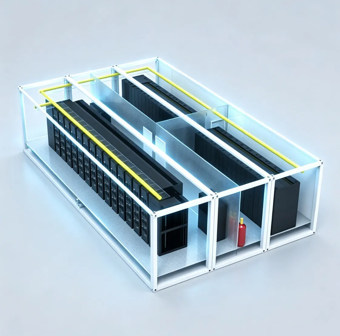 AgileCore AI prefabricated modular data center - AI ready with liquid cooling (direct-to-chip, immersion, rear door) for high-density workloads
